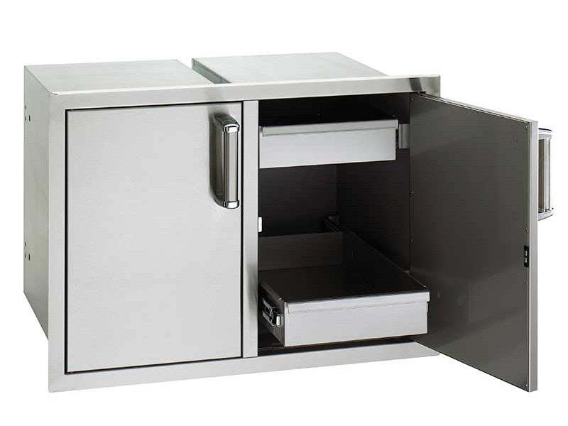 Double Doors with 2 Dual Drawers