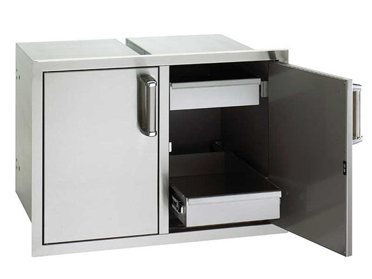 Double Doors with 2 Dual Drawers