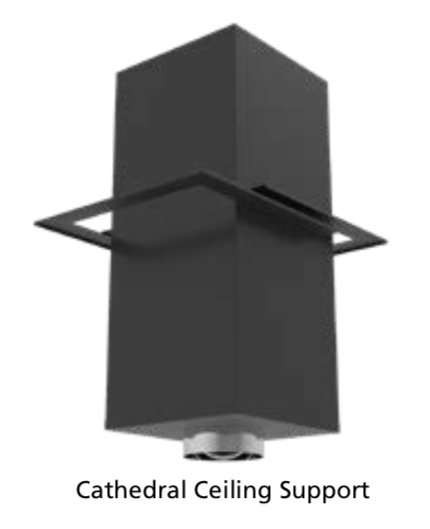 Black Cathedral Ceiling Support