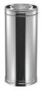DuraVent 7'' DuraPlus Chimney Pipe 24 Inch Length - Stainless Steel - 9121SS // 7DP-24SS