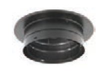 DuraVent 7" DVL DVL/DuraBlack Chimney Adapter with Trim - 7DVL-ADT