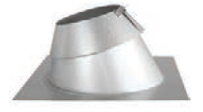 Adjustable Roof Flashing 30-45 Degree (includes spacer and collar)