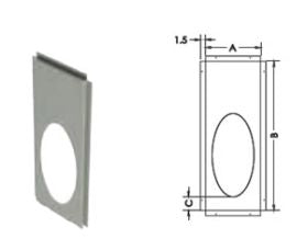 DuraVent 8" DuraChimney II 30 Degree Firestop - 8DCA-FS30