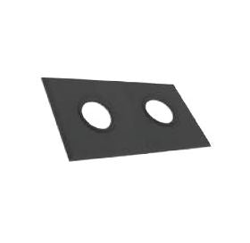 DuraVent 3" PolyPro Wall Plate - Black for Twin Pipes - 3PPS-WPT