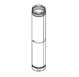DuraVent 5" PolyPro Double Wall 36" Teles Pipe Assembly - 5PPS-36DWA
