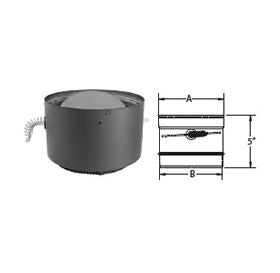 DuraVent 5" DVL Adapter Section No Damper - 5DVL-AD