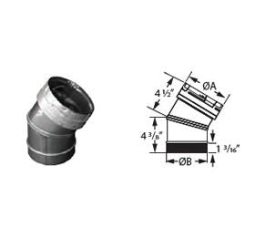 DuraVent 5" DuraLiner 30 Degree Stainless Steel Elbow (SW) - 5DLR-E30