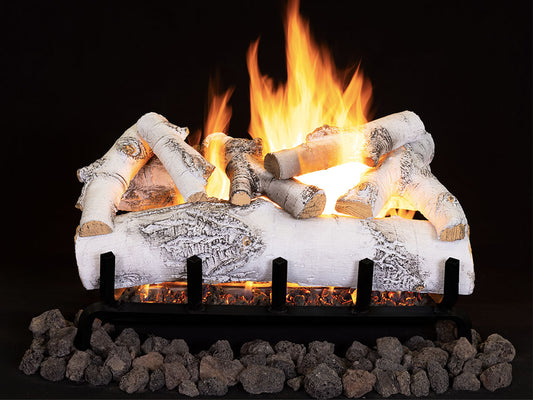 24" Ashton White Birch Logs 7 pcs Set