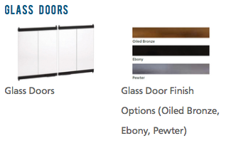 36" Bi-Fold Door, Black