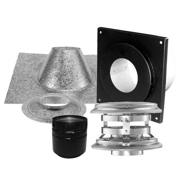 DuraVent PelletVent Pro Vertical Kit Flat Ceiling - 4PVP-KVA // 4PVP-KVA