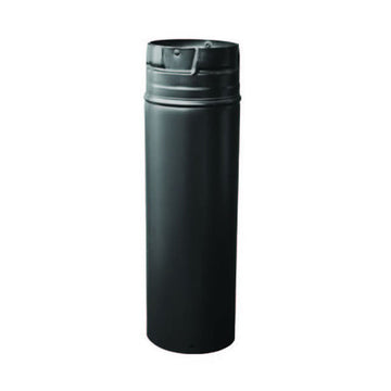DuraVent PelletVent Pro 12'' Pipe Extension - Black - 4PVP-12AB // 4PVP-12AB