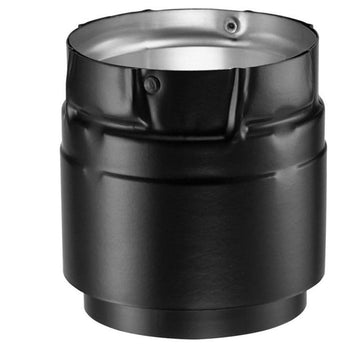 DuraVent PelletVent Pro Appliance Adapter - Black - 4PVP-ADB // 4PVP-ADB