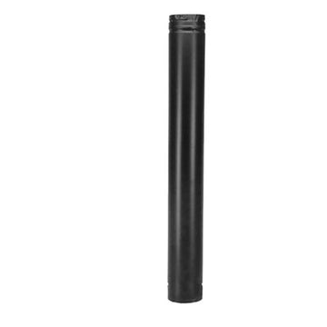 DuraVent 3" PelletVent 60" Straight Length Pipe - Black - 3PVL-60B