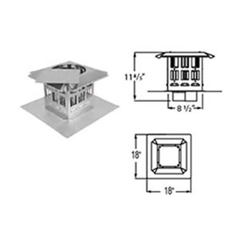 DuraVent PelletVent Pro Vertical Cap - 4PVP-VC // 4PVP-VC