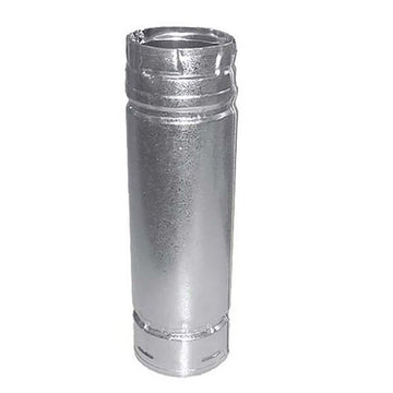 DuraVent PelletVent Pro Straight Length Pipe 4x24 - Galvalume - 4PVP-24 // 4PVP-24