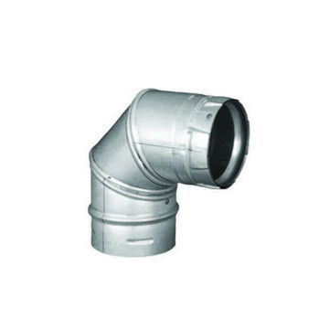 DuraVent PelletVent Pro 90 Degree Elbow - Black - 4PVP-E90B // 4PVP-E90B