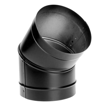 DuraVent 6'' DuraBlack 45 Degree Elbow - 1645 // 6DBK-E45