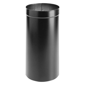 DuraVent 6'' DuraBlack Oval to Round Adapter - 1675 // 6DBK-ADOR