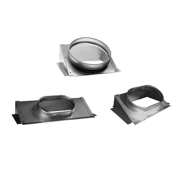 DuraVent 8'' DuraLiner 30 Degree Stove Connector (round-oval) - 4881-RO // 8DLR-CNRO