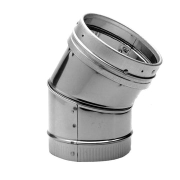 DuraVent 8" DuraLiner 30 Degree Stainless Steel Elbow (SW) - 8DLR-E30SS