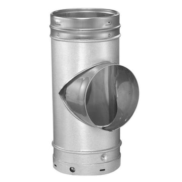 DuraVent 6'' DuraLiner Round Tee With Round Branch With Cap - 4667 // 6DLR-T