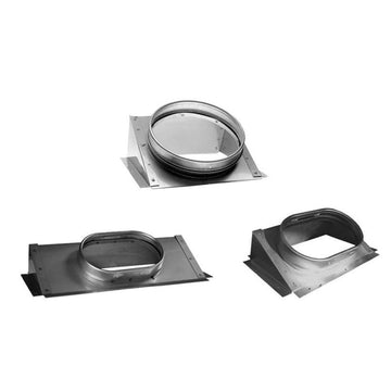 DuraVent 6'' DuraLiner 30 Degree Stove Connector (round-oval) - 4681-RO // 6DLR-CNRO