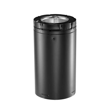 DuraVent DirectVent Pro 4x6 Pipe Length 12'' - Black - 46DVA-12B // 46DVA-12B