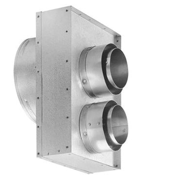 DuraVent DirectVent Pro 4x6 Co-Axial To Co-Linear Appliance Connector - TRAVIS INDUSTRIES - 46DVA-TCL // 46DVA-TCL