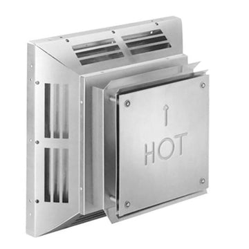 DuraVent 5x8 DirectVent Pro Square Horizontal Termination Cap - Aluminum - 58DVA-HC // 58DVA-HC