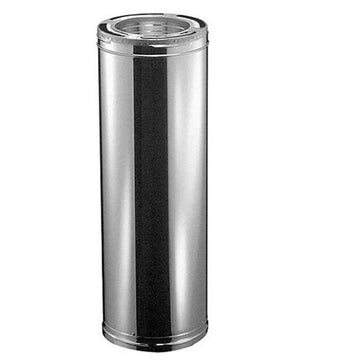 DuraVent 6'' DuraPlus Chimney Pipe 36 Inch Length - Galvalume - 9017CF // 6DP-36CF