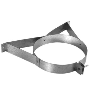 DuraVent 6'' DuraPlus Wall Strap - Stainless Steel - 9068SS // 6DP-WSSS
