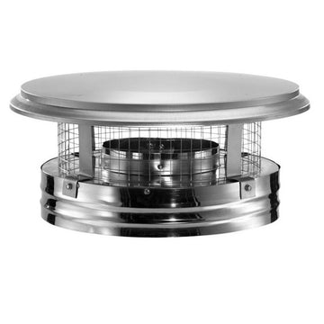 DuraVent 7'' DuraPlus Tee w/Cap - Galvalume - 9167 // 7DP-T