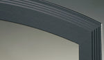 Door, Cast Iron, Arched, Black