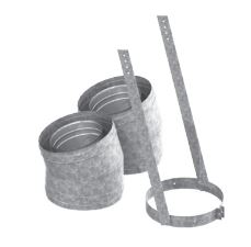 DuraVent 8" DuraChimney II 15 Degree Elbow Kit - 8DCA-E15K