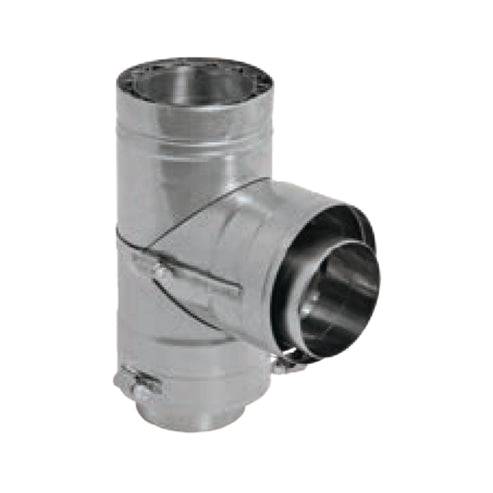 DuraVent 12'' FasNSeal W2 Double Wall Standard Tee - W2-T12 // W2-T12