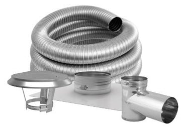 DuraVent 3" DuraFlex SW 20' Stainless Steel Length - 3DFSW-20