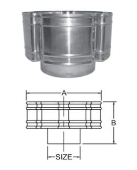 DuraVent 24" Round B-Vent Universal Cap - 24BVVT