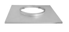 DuraVent 18'' DuraTech Tee w/Cap - Galvalume - 99567GA // 18DT-T