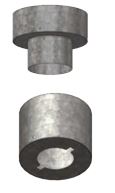 DuraVent 2" PolyPro B-Vent Retrofit Adapters X3 - 2PPS-BV3