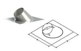 DuraVent 8" DuraChimney II Roof Flashing 7/12 - 12/12 Pitch - 8DCA-F12