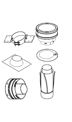 Vertical Termination for Flex Vent- (6/12 to 12/12)