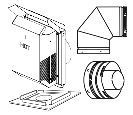 Horizontal Termination Kit HT2 Includes SV4.5 90 Elbow