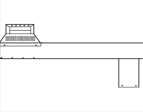 Horizontal Riser Kit, 14"
