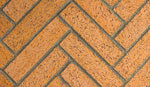 Warm Red Split Herringbone