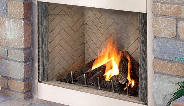 36" Elec, White Herringbone Refractory Panels
