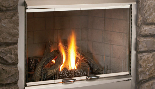 42" Grey Herringbone Refractory Panels, Elec
