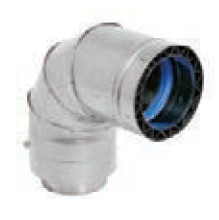 DuraVent 6'' FasNSeal W2 90 Degree Double Wall Elbow - W2-9006 // W2-9006